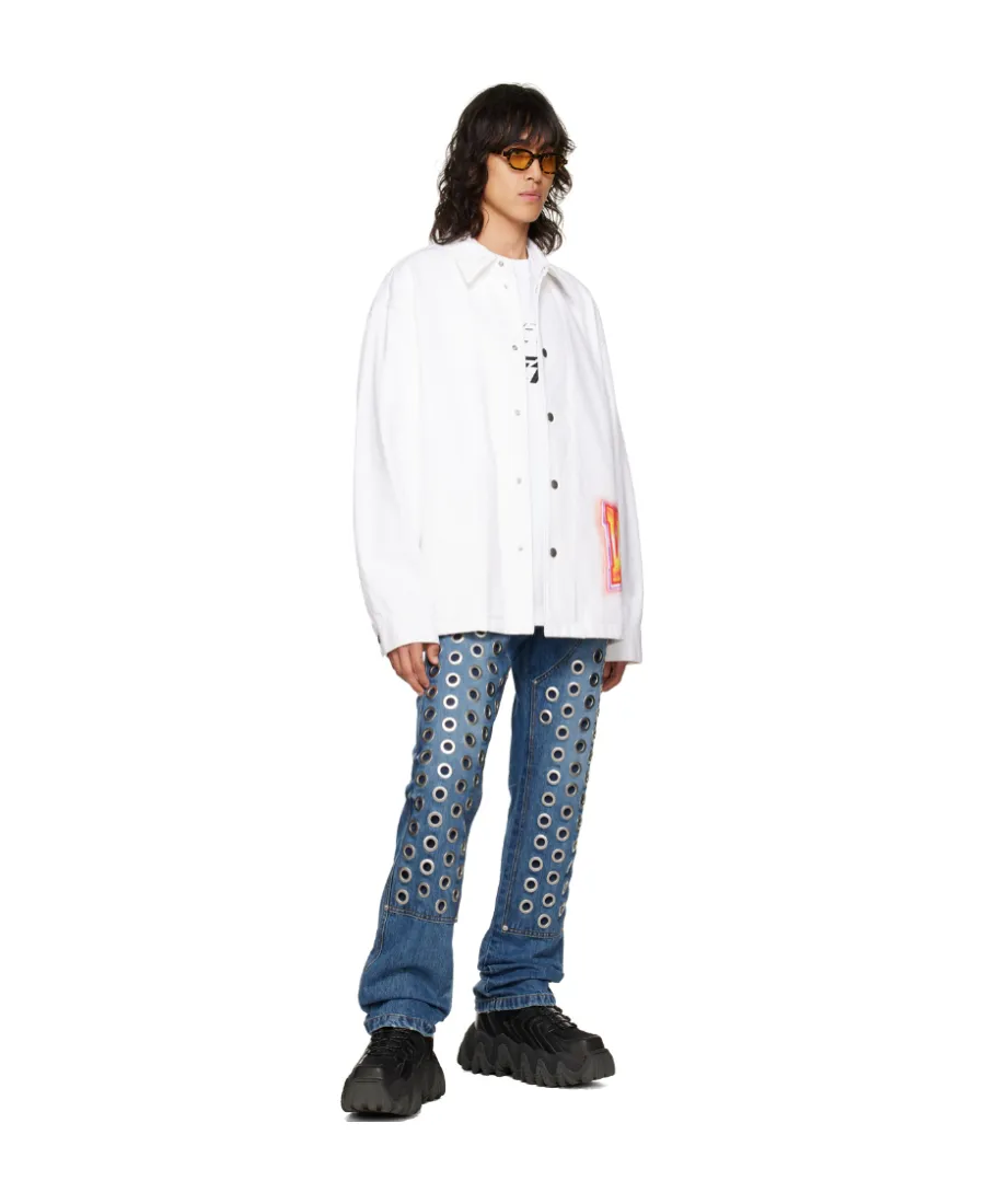 Logo-Printed Denim Jacket