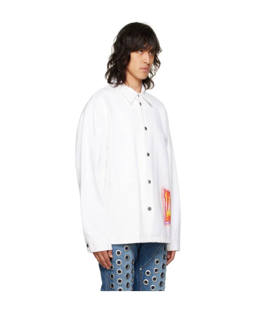 Logo-Printed Denim Jacket