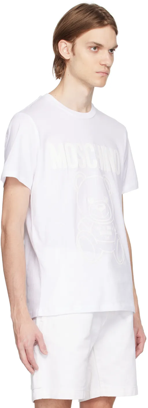 Moschino Logo Detailed Crewneck T-Shirt