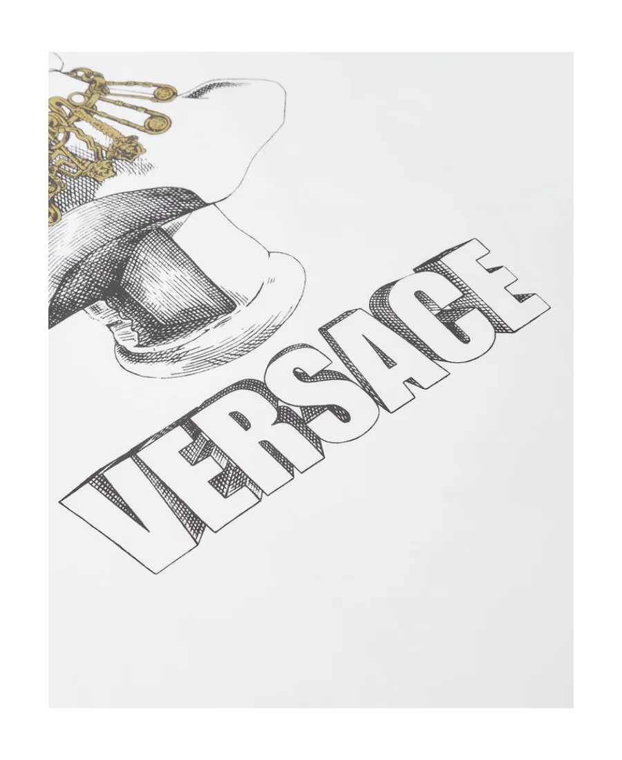 Versace Graphic Printed Crewneck T-Shirt