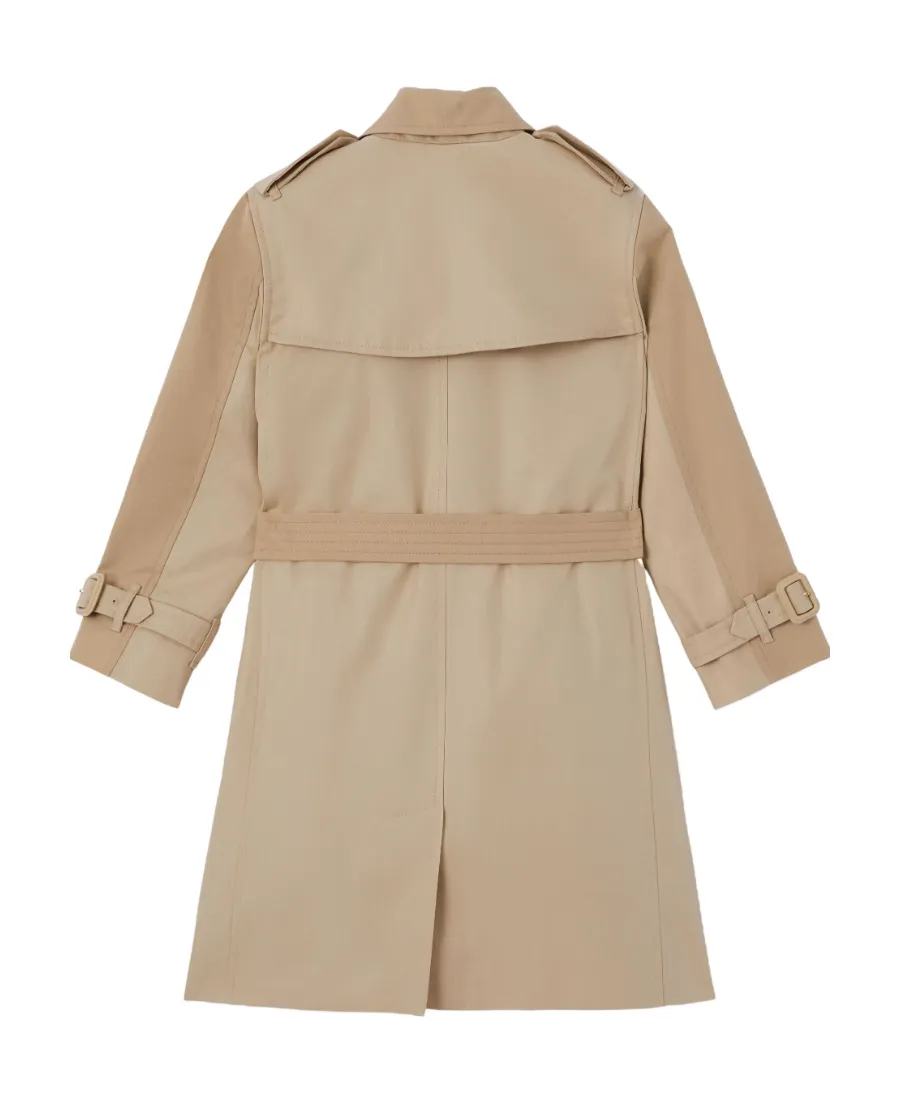Burberry Kids De-Breasted Belted Coat