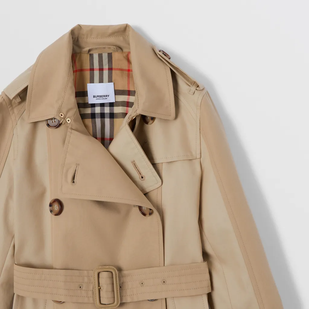 Burberry Kids De-Breasted Belted Coat