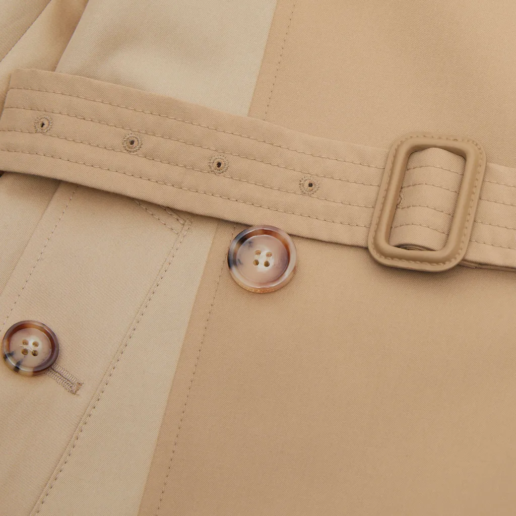Burberry Kids De-Breasted Belted Coat