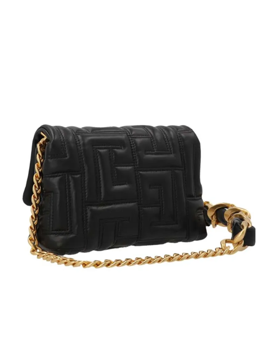 Balmain 1945 Quilted Mini Shoulder Bag
