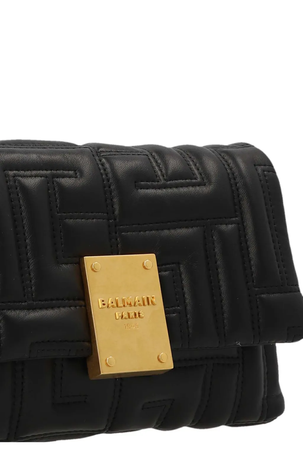 Balmain 1945 Quilted Mini Shoulder Bag