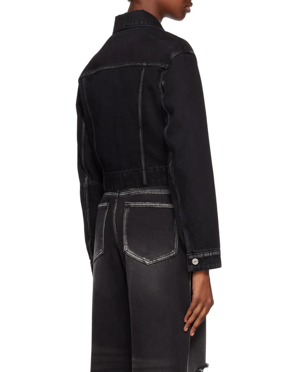 V-Shaped Denim Jacket