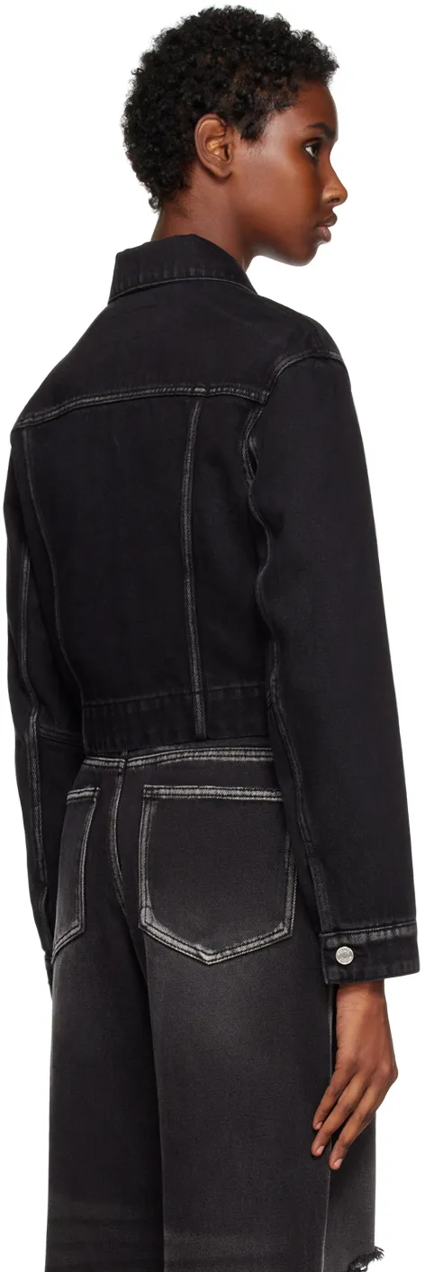 V-Shaped Denim Jacket