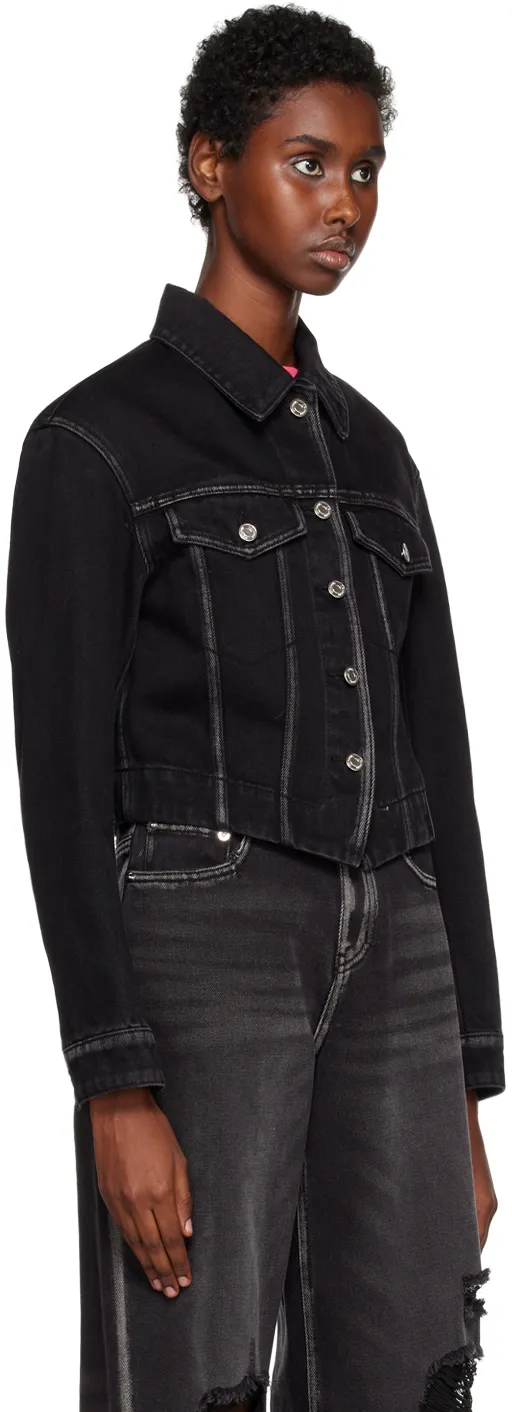 V-Shaped Denim Jacket