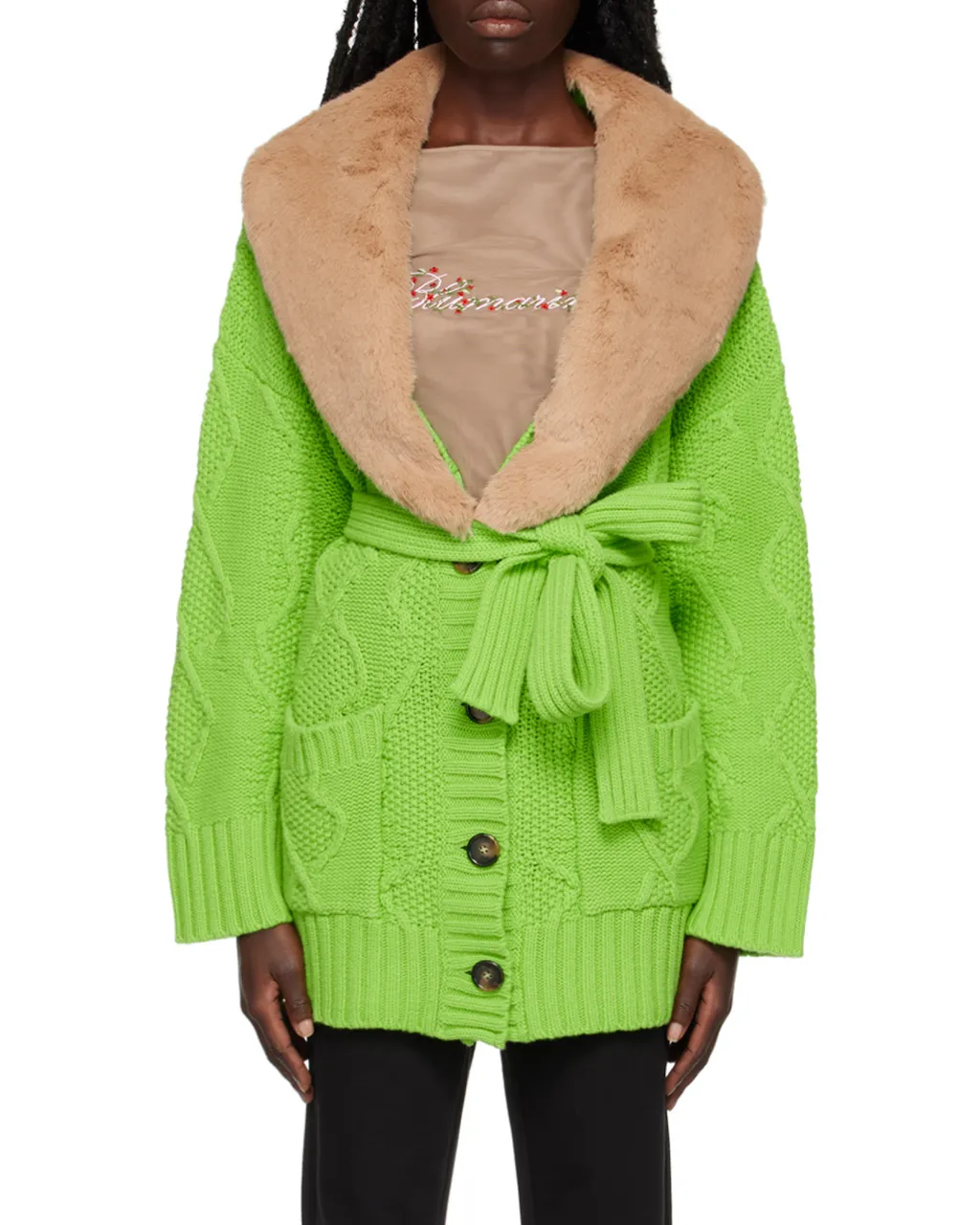 Emblem Twist Knitted Sweater