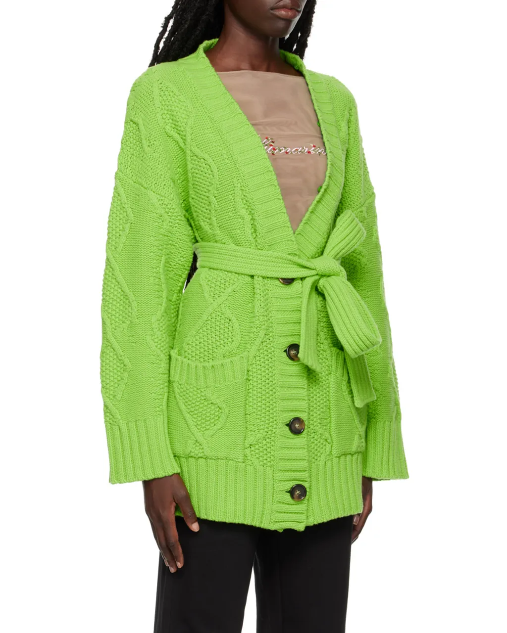 Emblem Twist Knitted Sweater