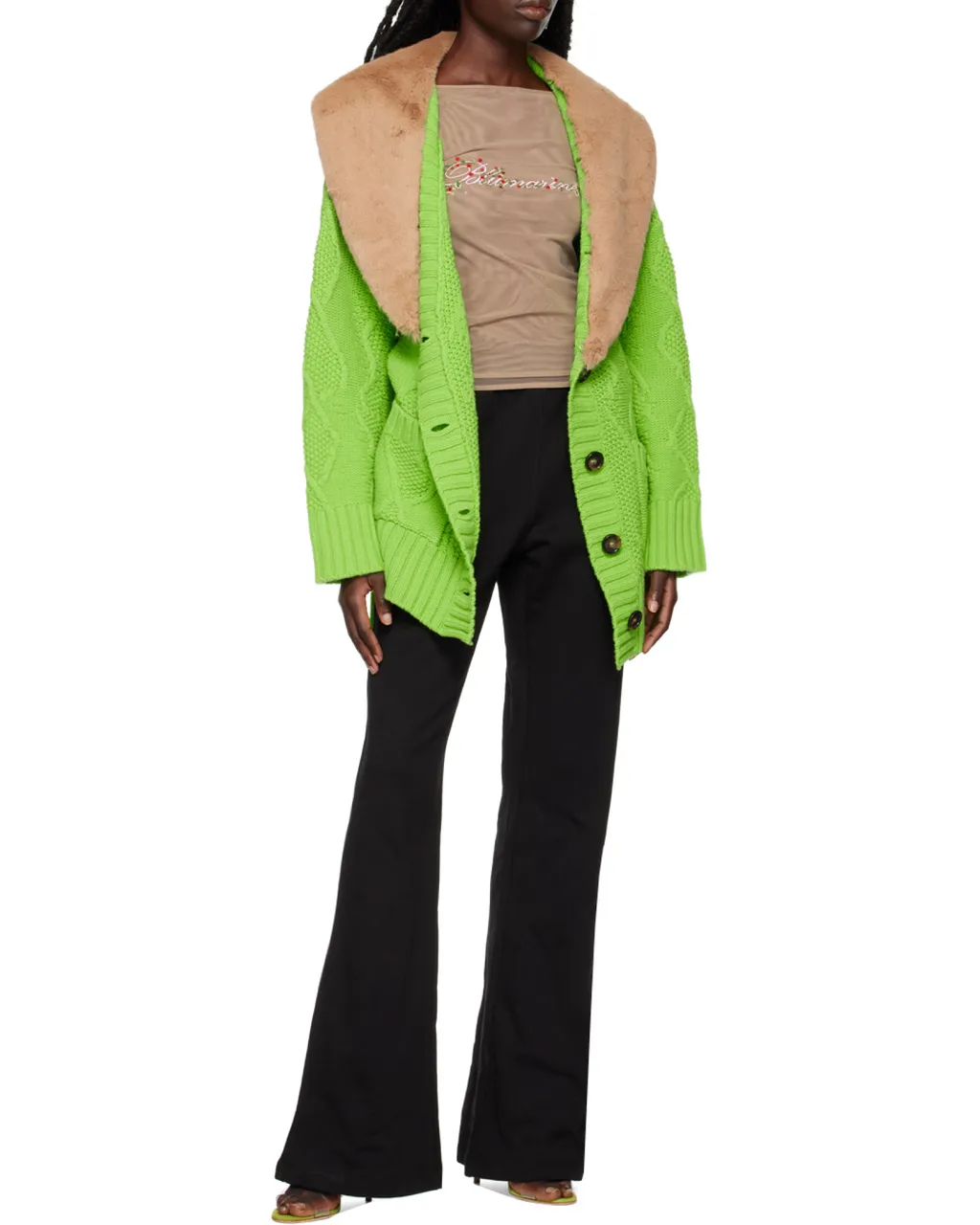 Emblem Twist Knitted Sweater