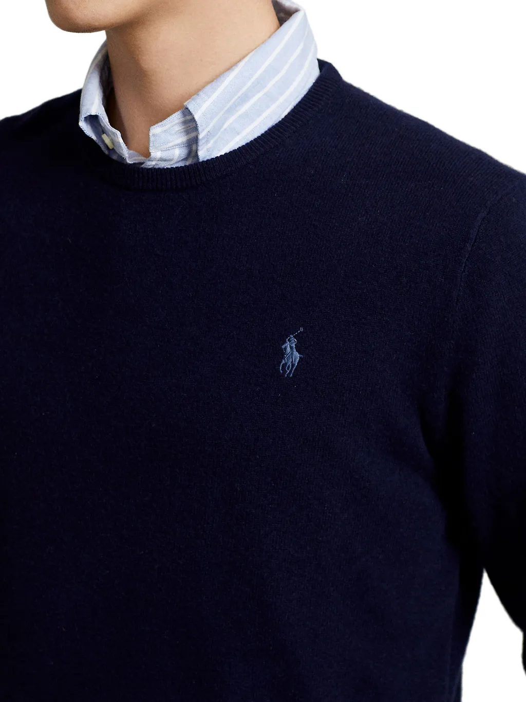 Round Collar Long Sleeve Sweater