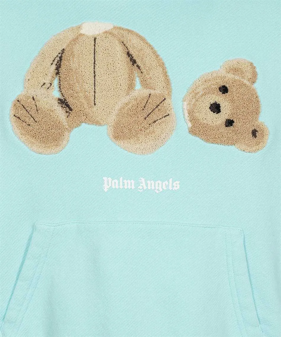 Palm Angels Teddy Bear Drawstring Hoodie