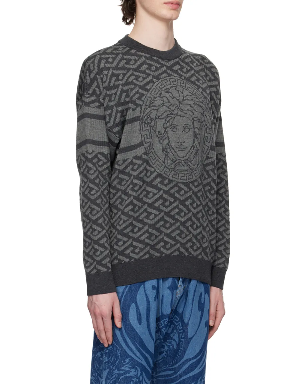 La Greca Medusa Jacquard Jumper