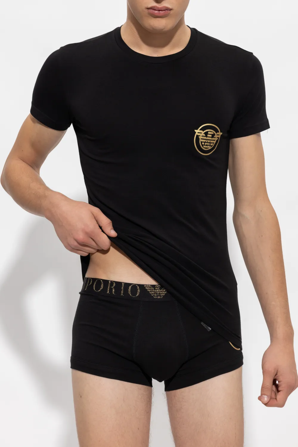 Logo Print Cotton Lounge Set