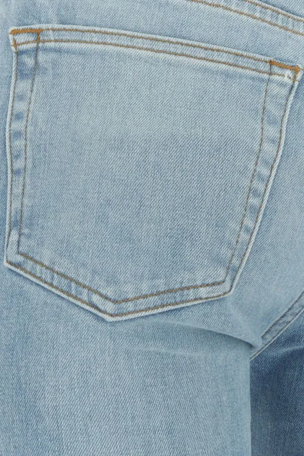 Re/Done	90S Logo Patch Skinny Jeans