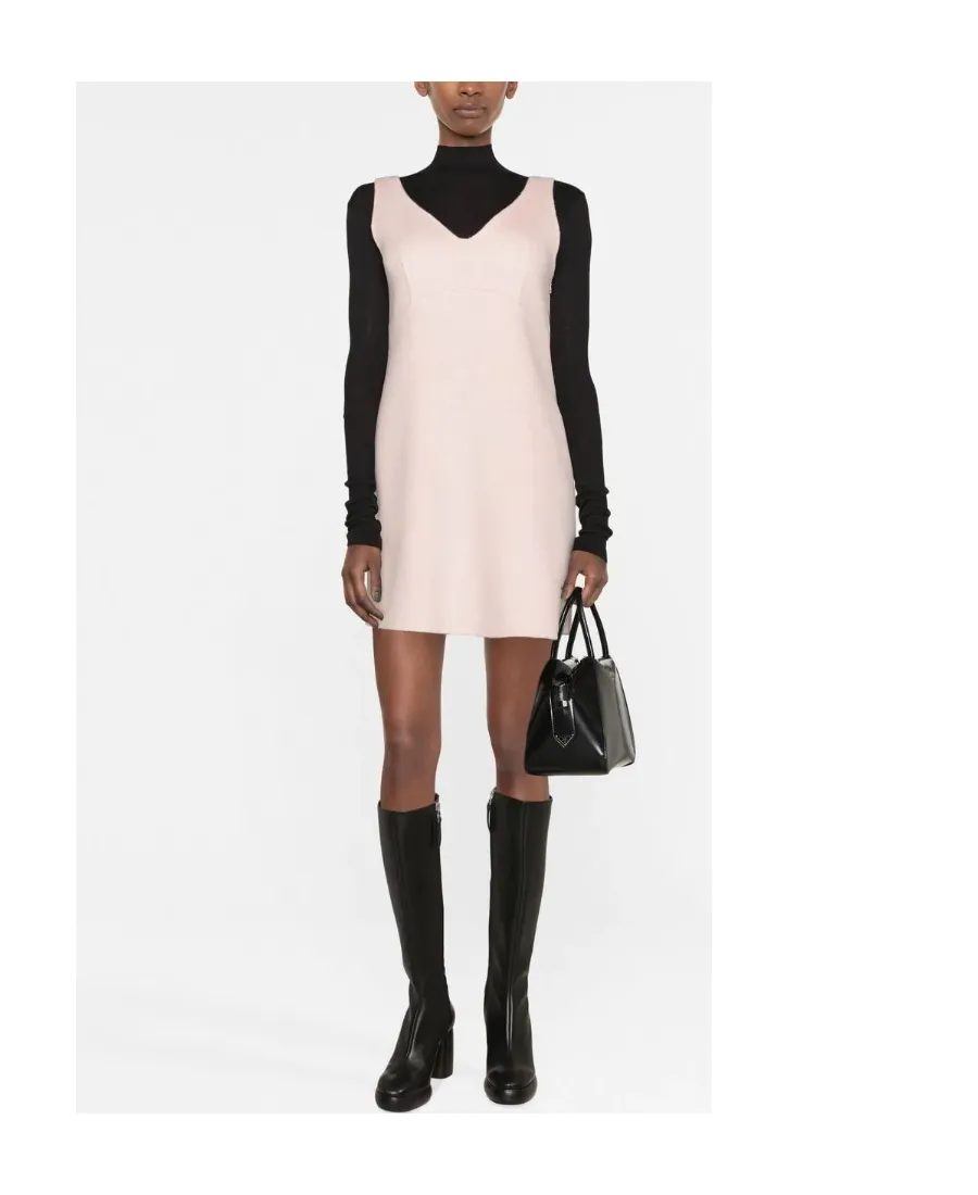 A Slim Dress With A Logo