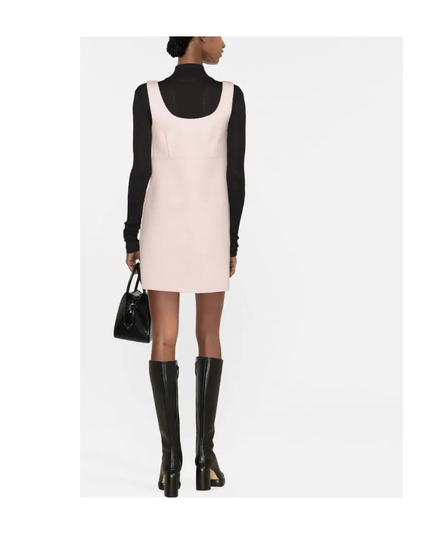 A Slim Dress With A Logo