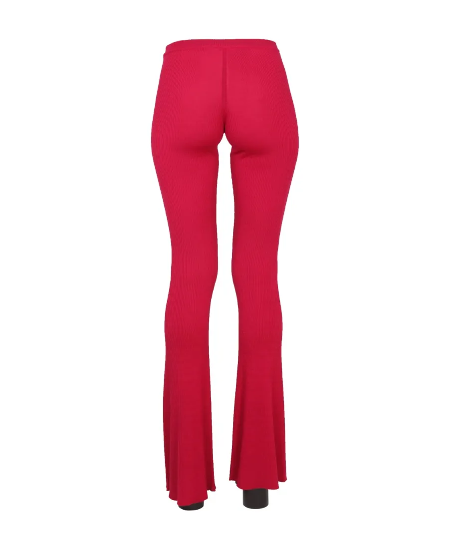 Dsquared2 Ribbed-Knit Flared Trousers