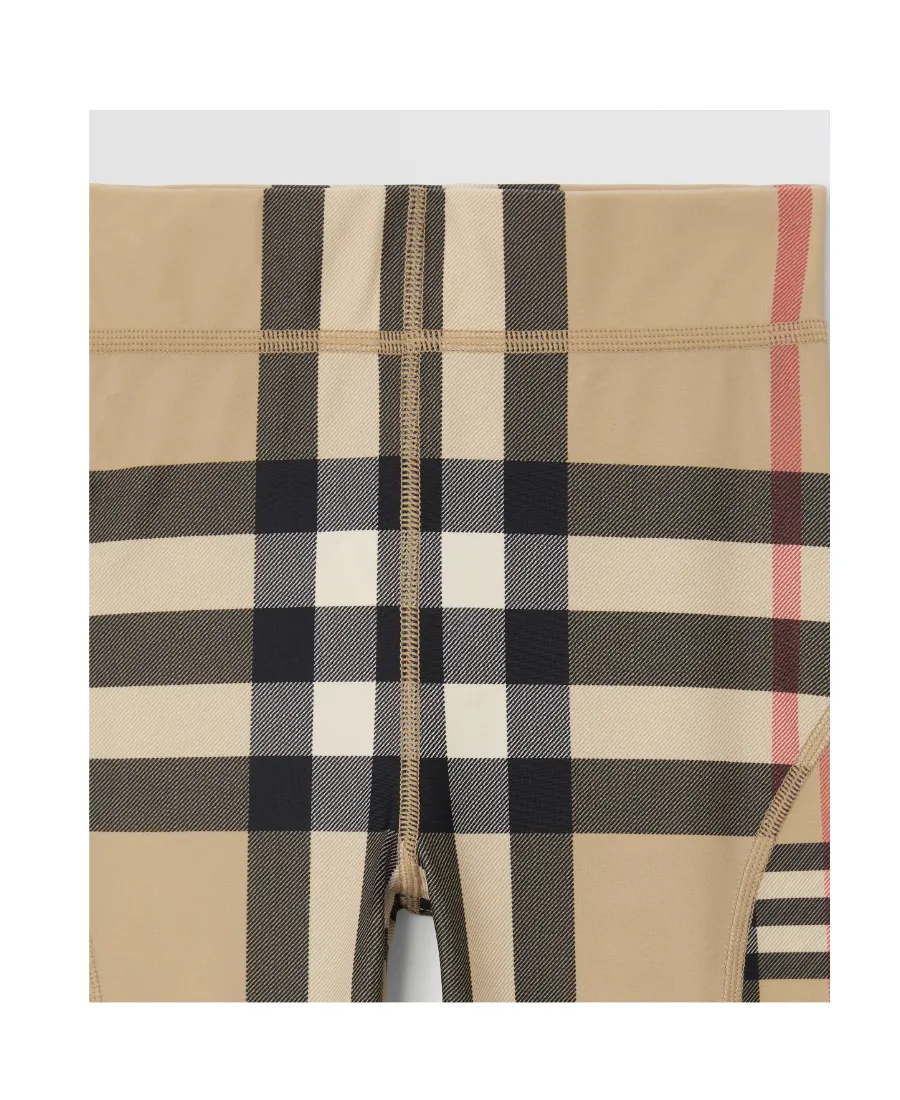Burberry Kids Checked Pattern Leggings