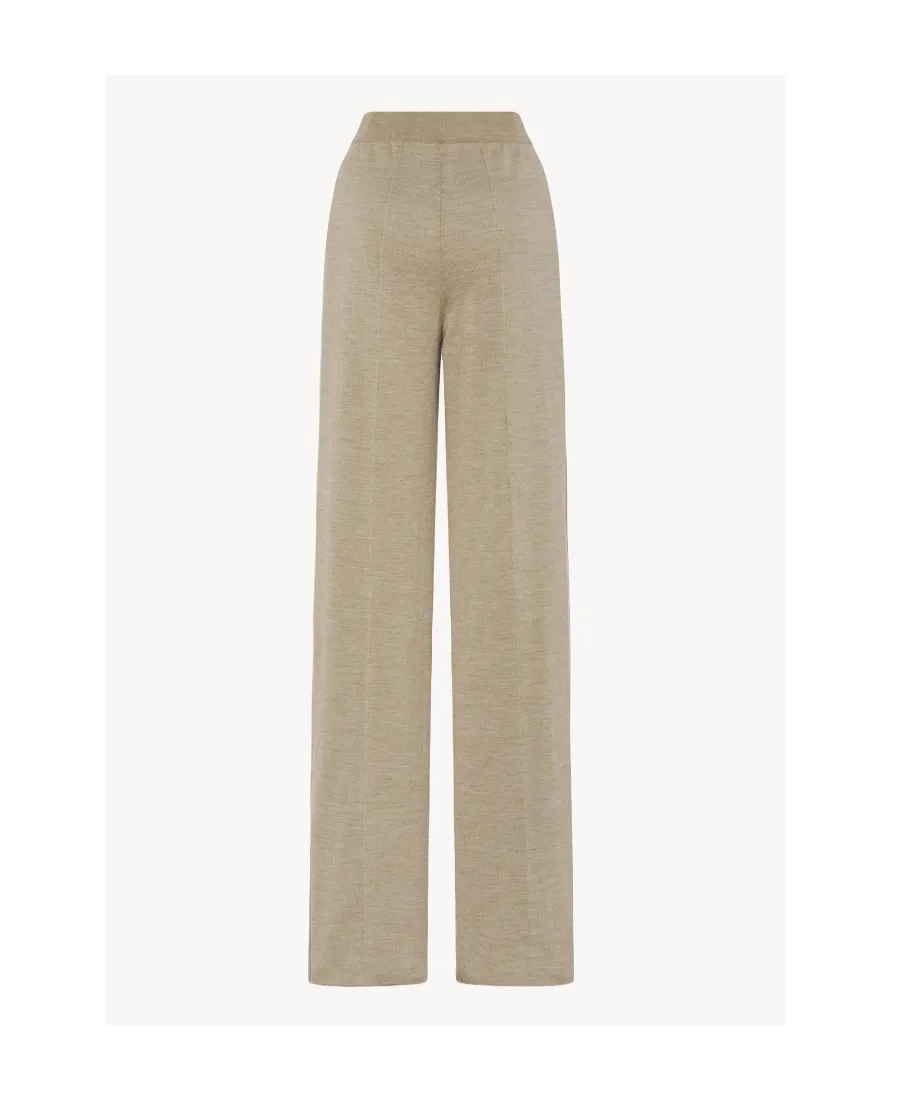 High-Waisted Casual Pants