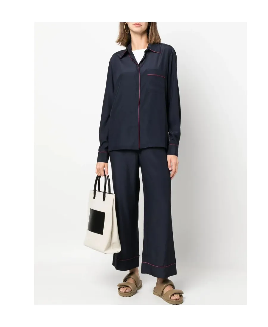 Logo Straight Casual Pants