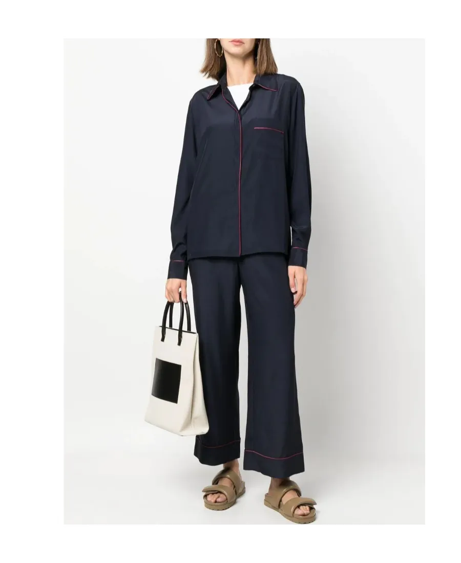 Lapel Long-Sleeved Shirt