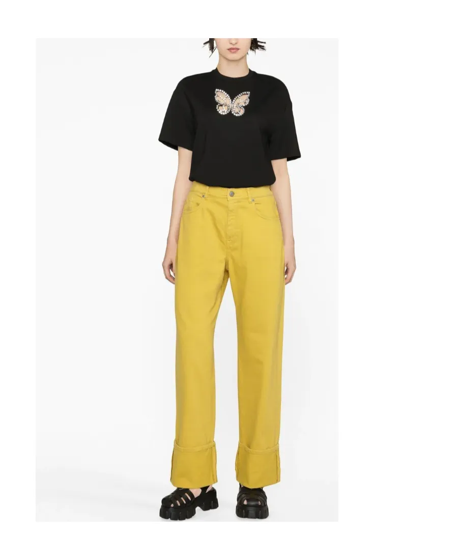Logo Straight Casual Pants