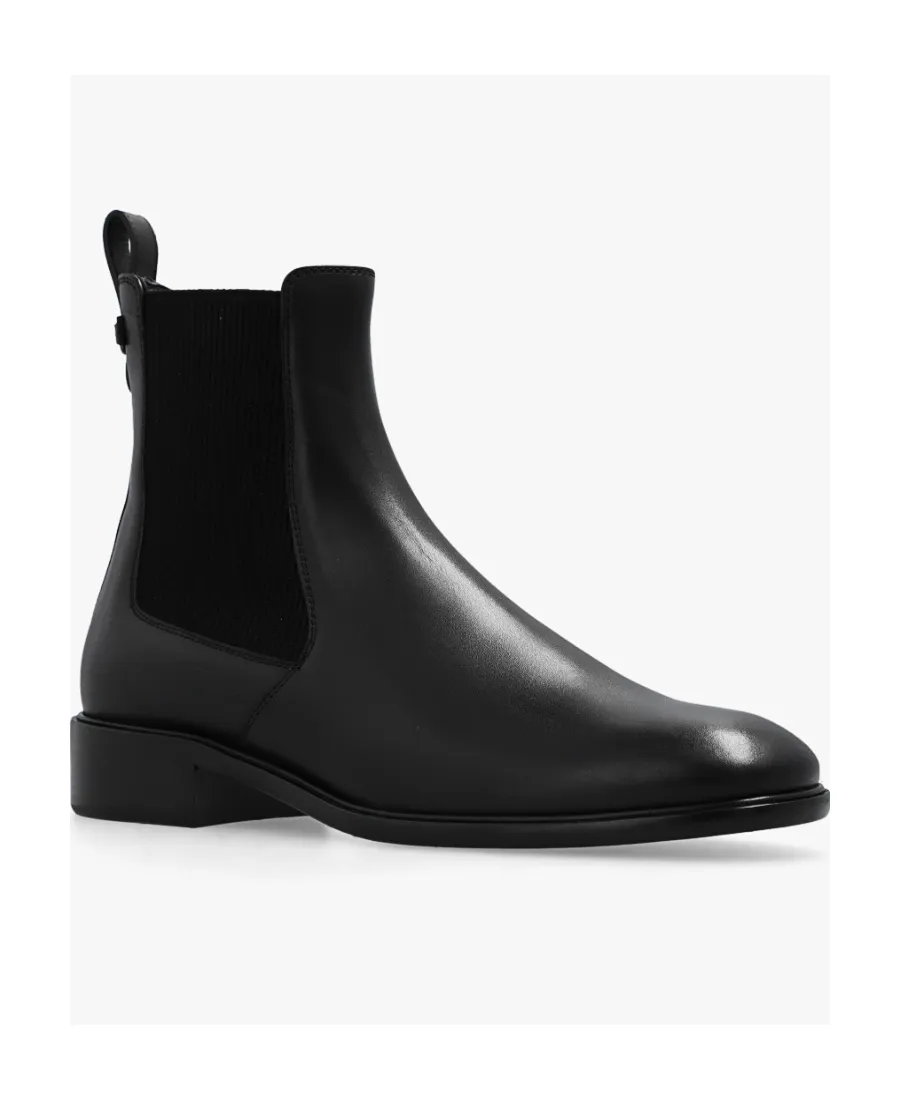 Gancini Logo Chelsea Boots