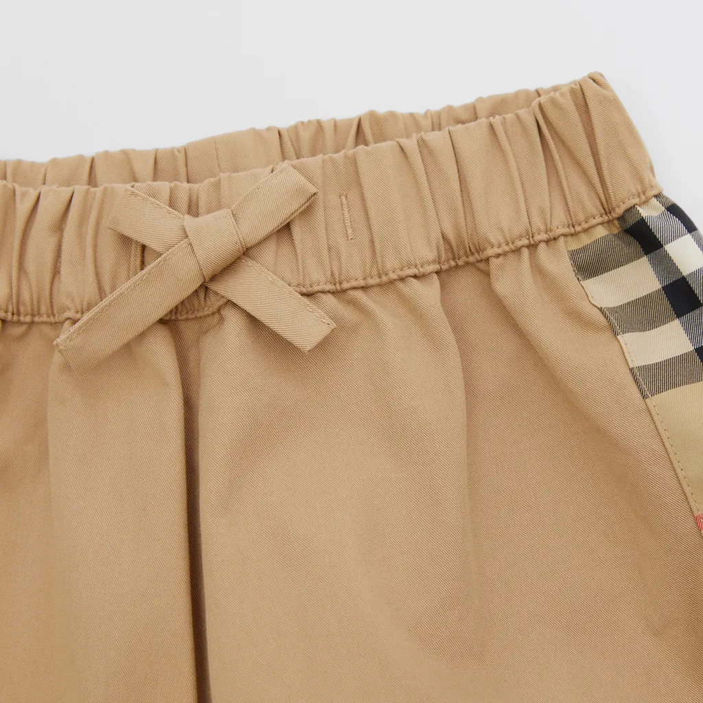 Burberry Kids Checked Drawstring Pants