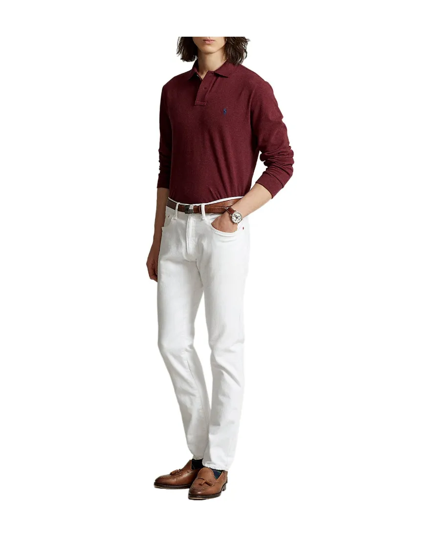 Polo Ralph Lauren Pony Embroidered Long-Sleeved Polo Shirt