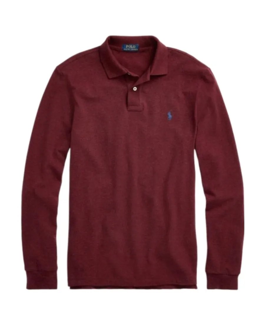 Polo Ralph Lauren Pony Embroidered Long-Sleeved Polo Shirt