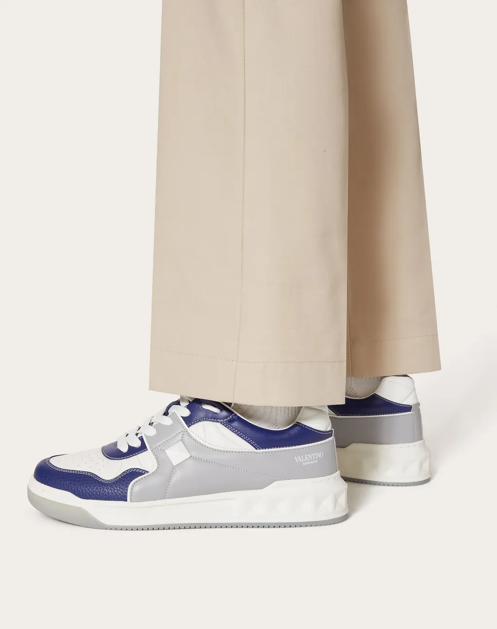 Valentino	Garavani One Stud Lace-Up Sneakers