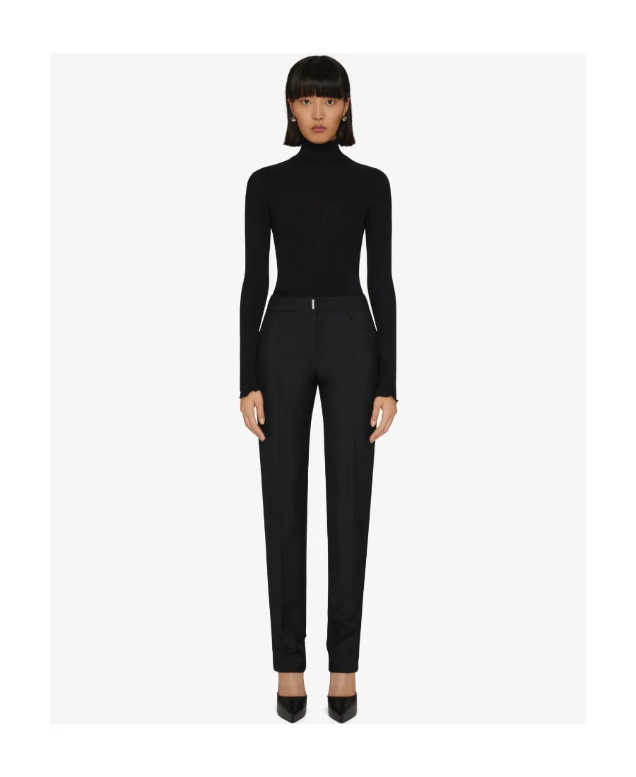 Slim Fit Pants In Viscose