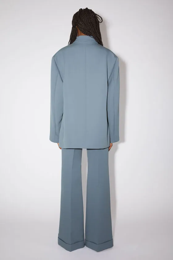 Double-Breasted Button-Fastening Jacket