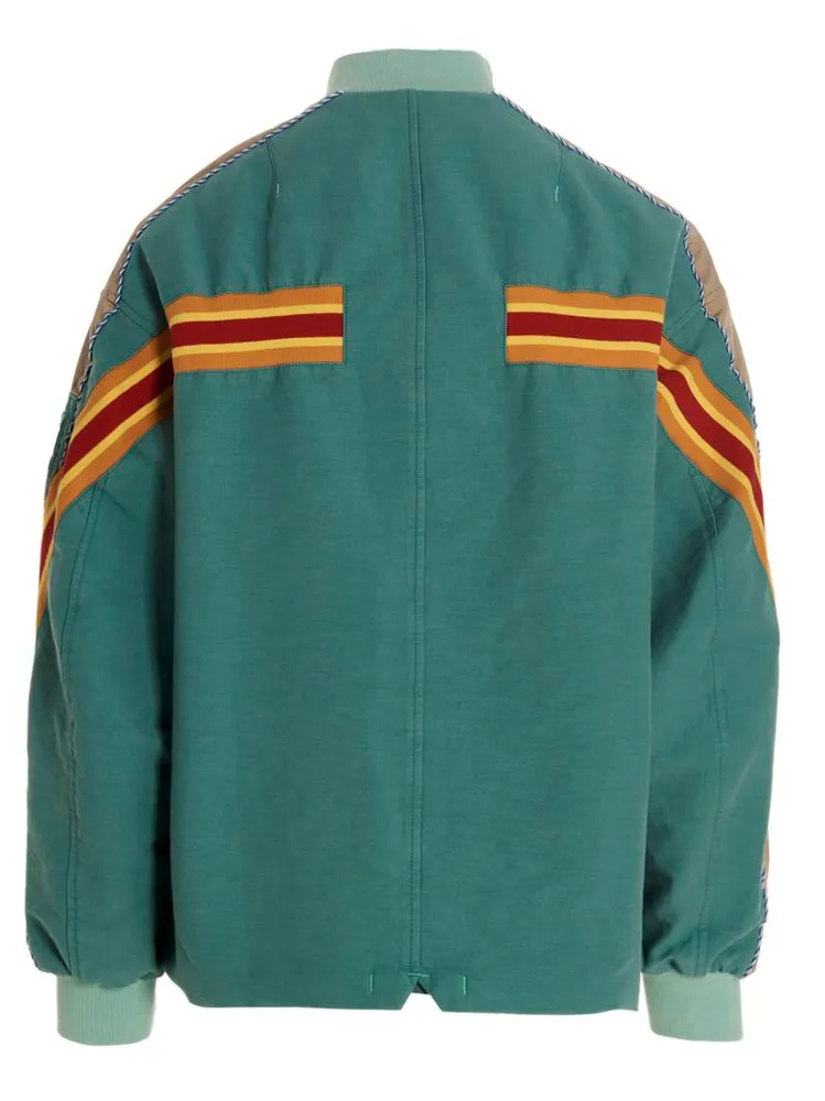 Incotex Stripe Accent Bomber Jacket