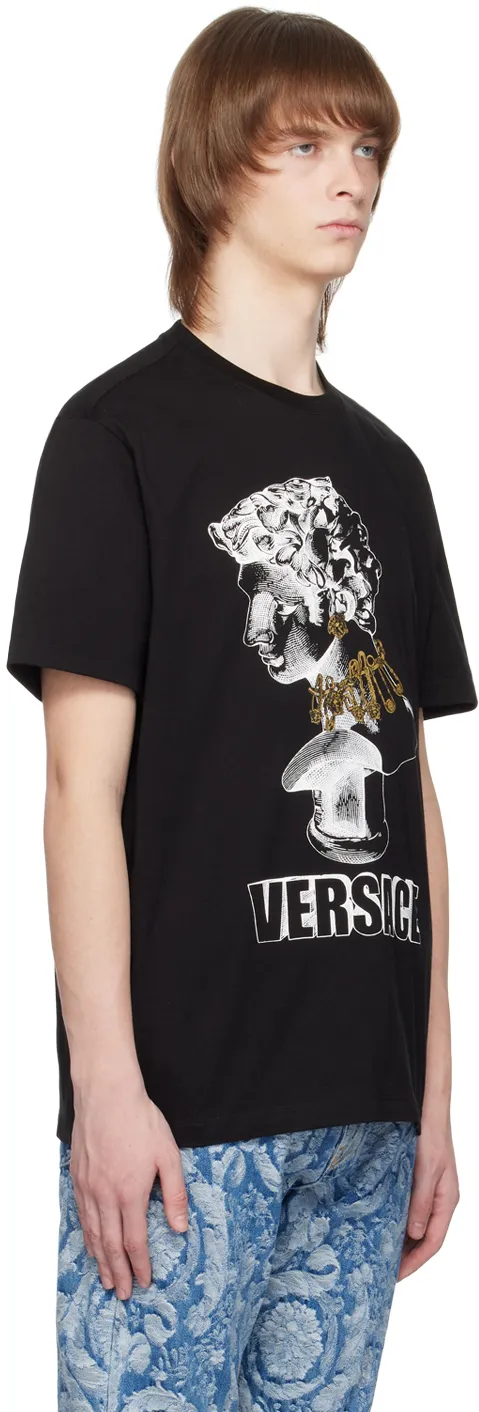 Versace Graphic Printed Crewneck T-Shirt