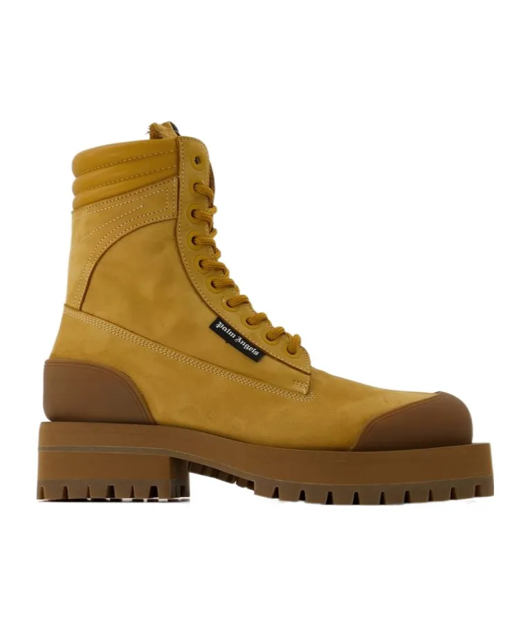 Palm Angels Chunky Sole Combat Boots