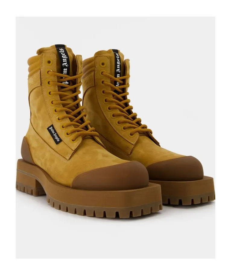 Palm Angels Chunky Sole Combat Boots
