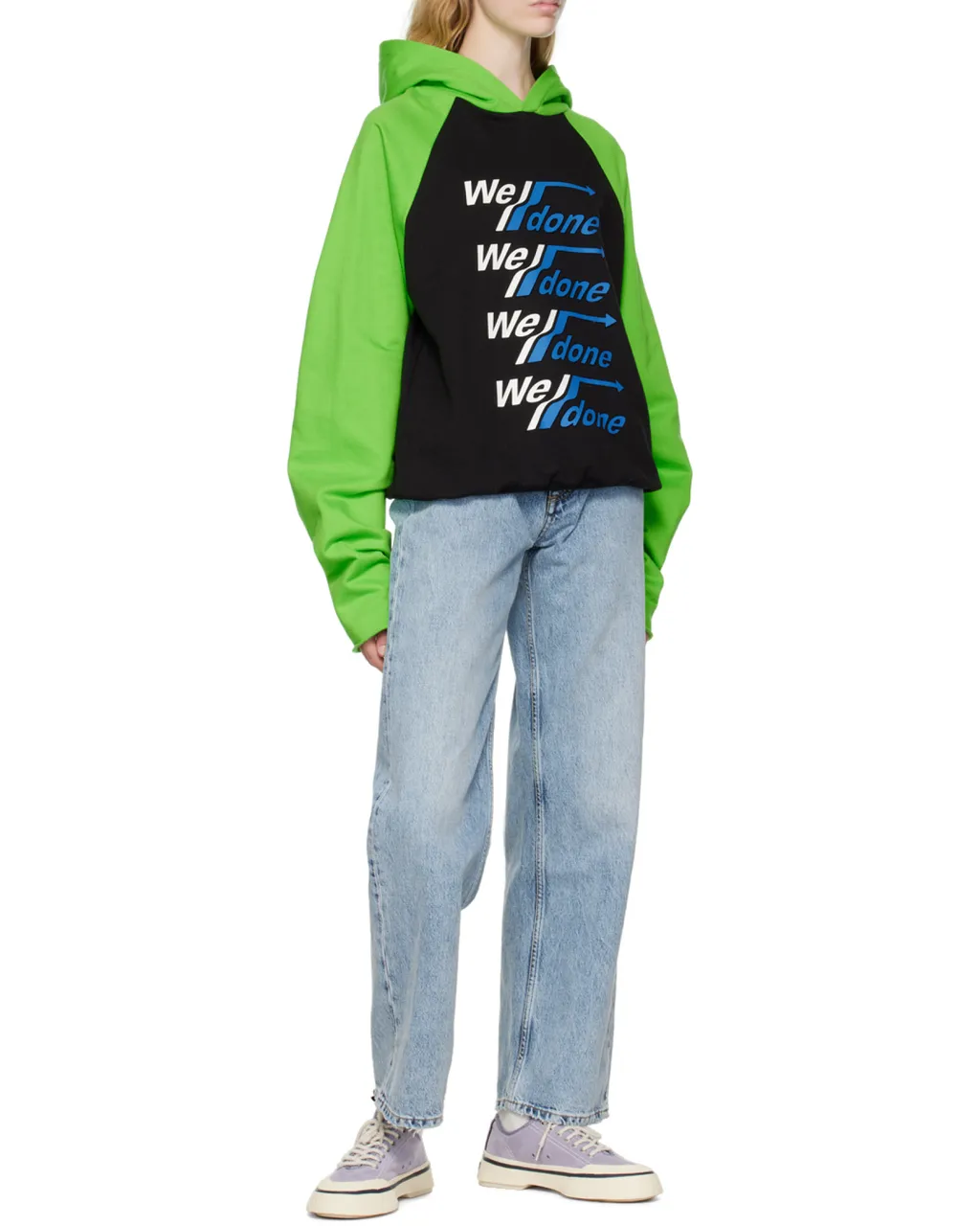 Graphic-Print Cotton Hoodie