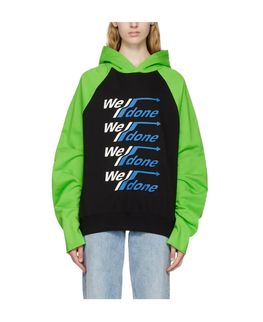 Graphic-Print Cotton Hoodie