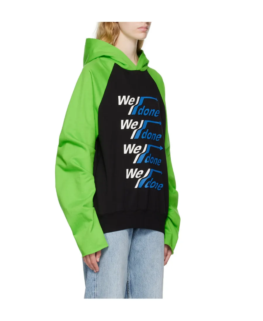 Graphic-Print Cotton Hoodie