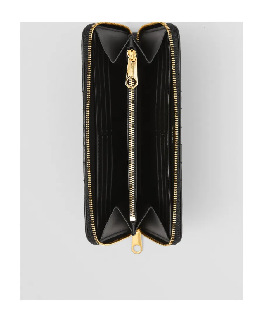 Burberry Quilted Lola Zip-Around Wallet