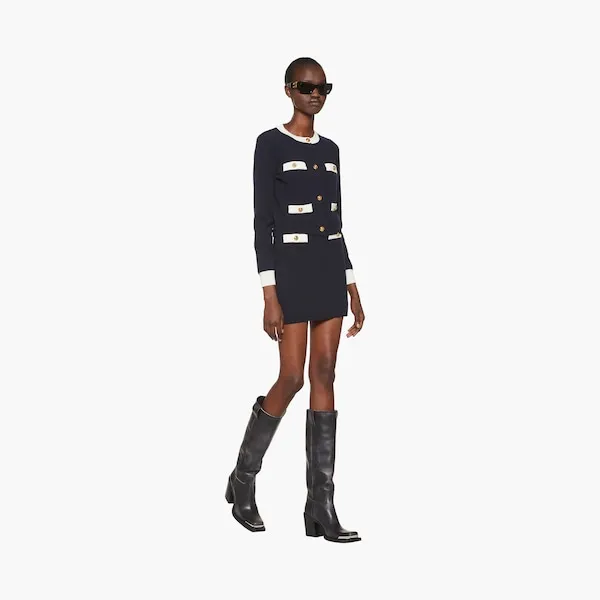 Miu Miu Button-Up Long Sleeved Cardigan