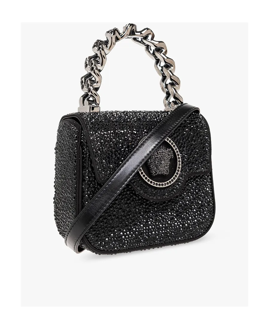 Versace La Medusa Embellished Mini Tote Bag