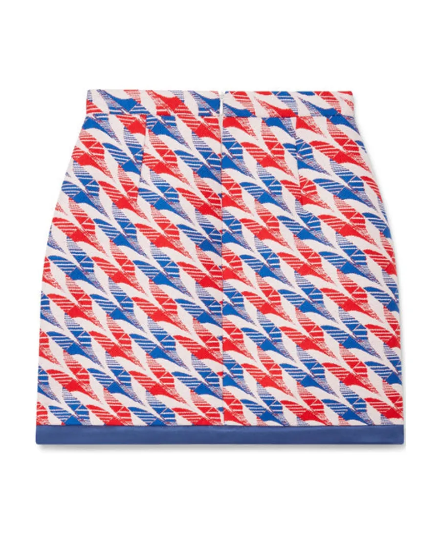 Aviation Check Pencil Skirt