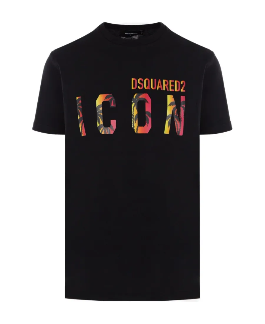 Dsquared2 Logo Printed Crewneck T-Shirt