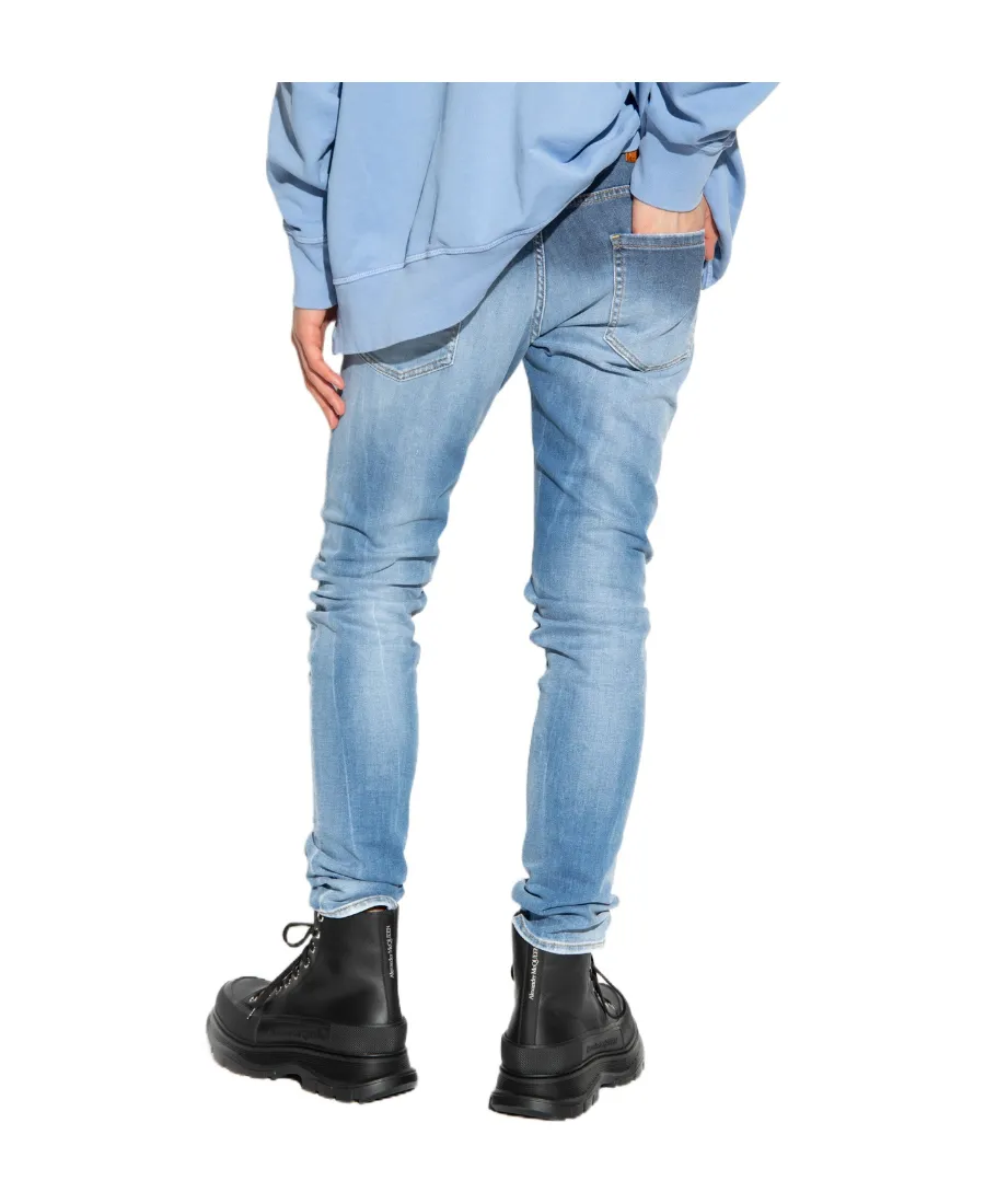 Dsquared2 Paint Splatter Effect Straight-Leg Jeans