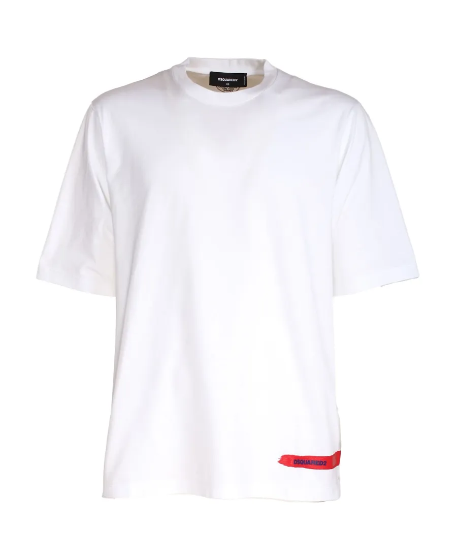 Dsquared2 Logo Printed Crewneck T-Shirt