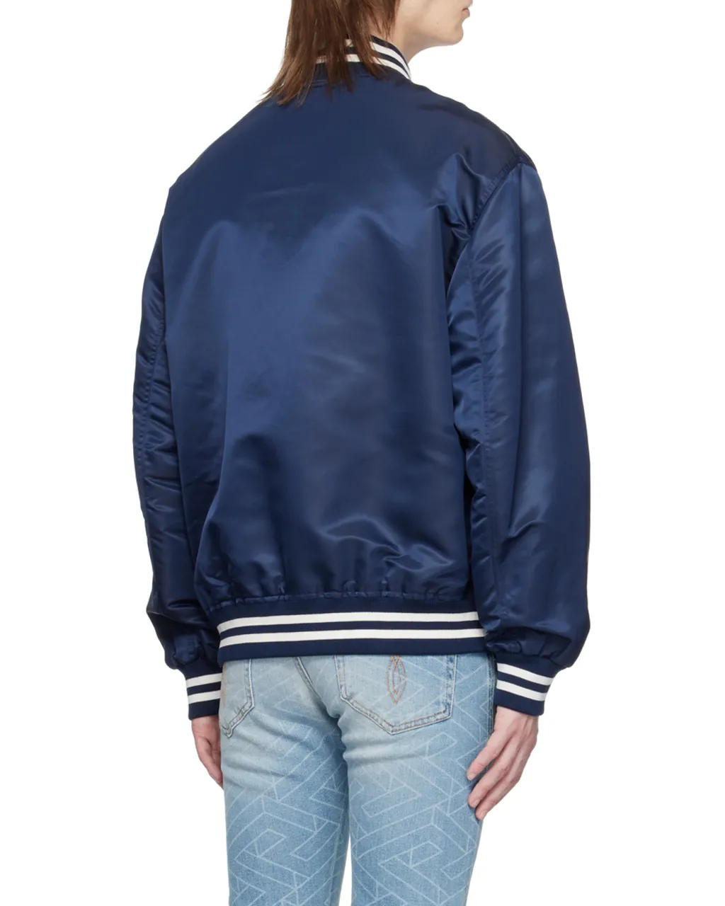 Versace Logo Embroidered Button-Up Jacket